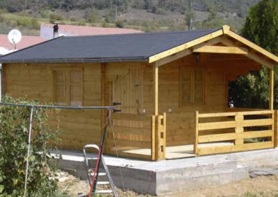 cabaña de madera